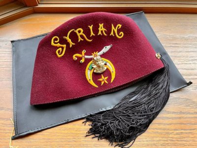 Shriners Fez Cap.